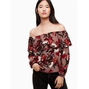 Wilfred Floral Morel Blouse | Size Sm